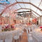 Resistência de corrosão gigante da barraca do polígono com as decorações românticas do casamento